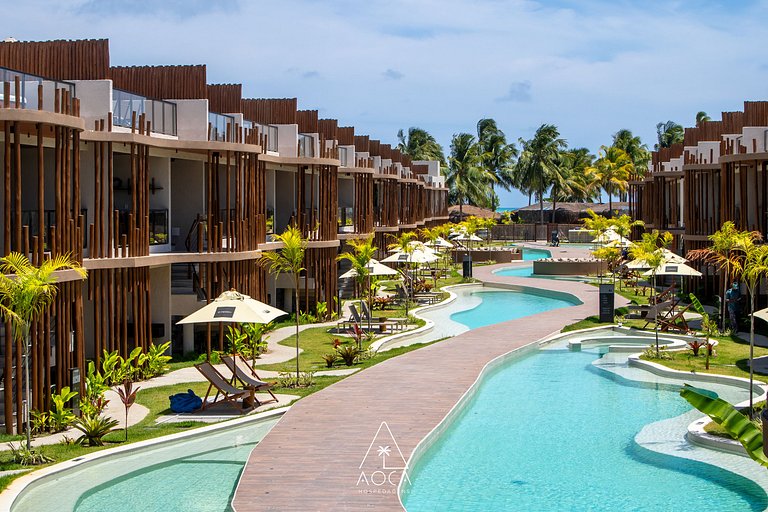 Luxo e Conforto no Naay com Vista para a Piscina
