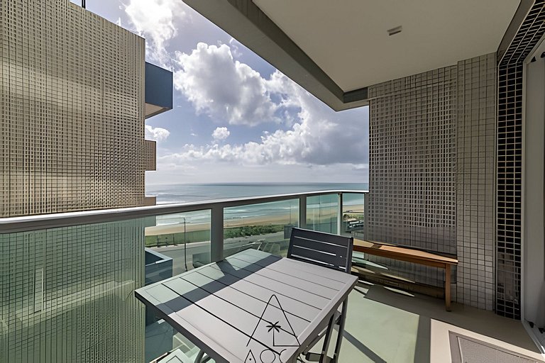 Apê 312, Piscina Vista Infinita à Beira-Mar Maceió