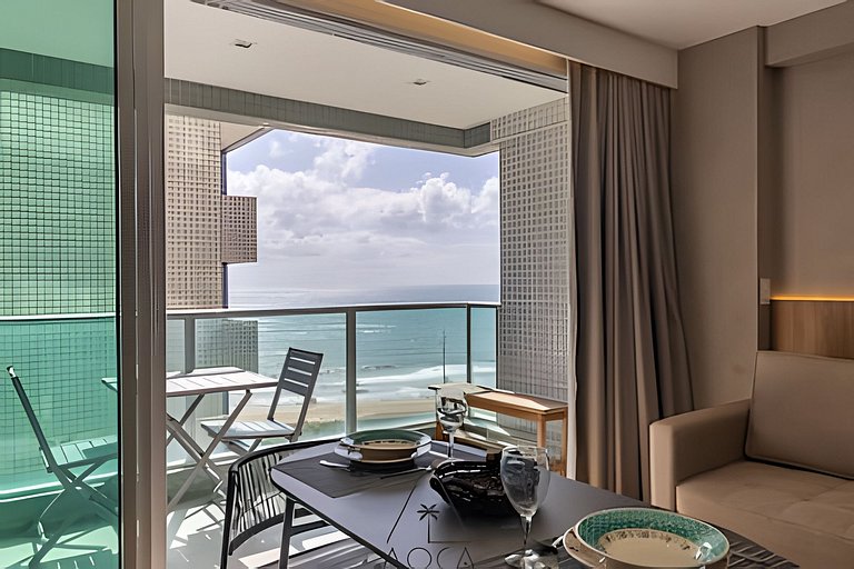 Apê 312, Infinity View Pool by the Sea Maceió