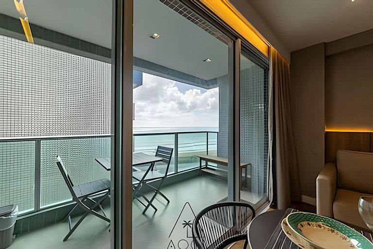Apê 312, Infinity View Pool by the Sea Maceió
