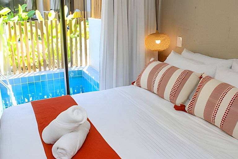 Apartment on Praia do Marceneiro with Private Pool