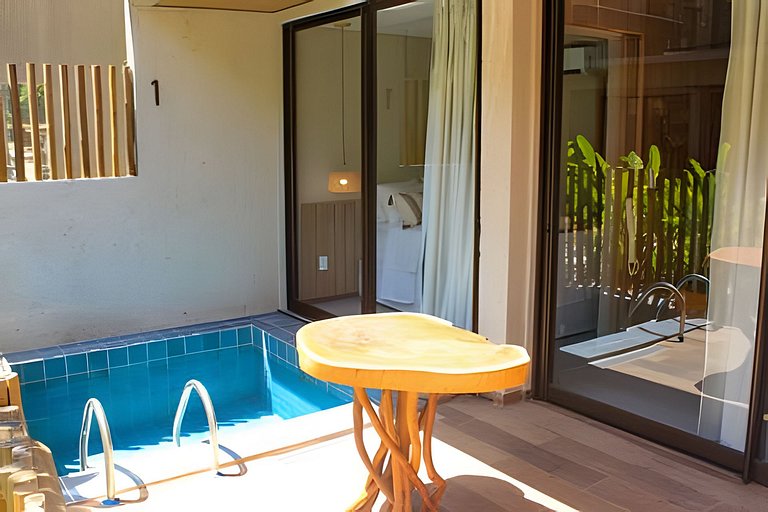 Apartment on Praia do Marceneiro with Private Pool