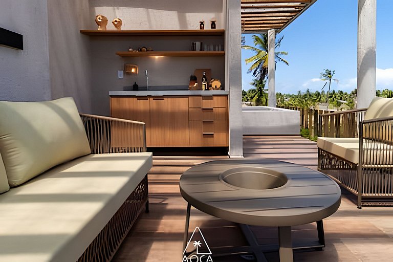 Duplex Charmoso no Marceneiro, Rooftop Privativo