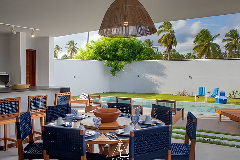 Casa Maré em Condo Completo na Praia do Patacho