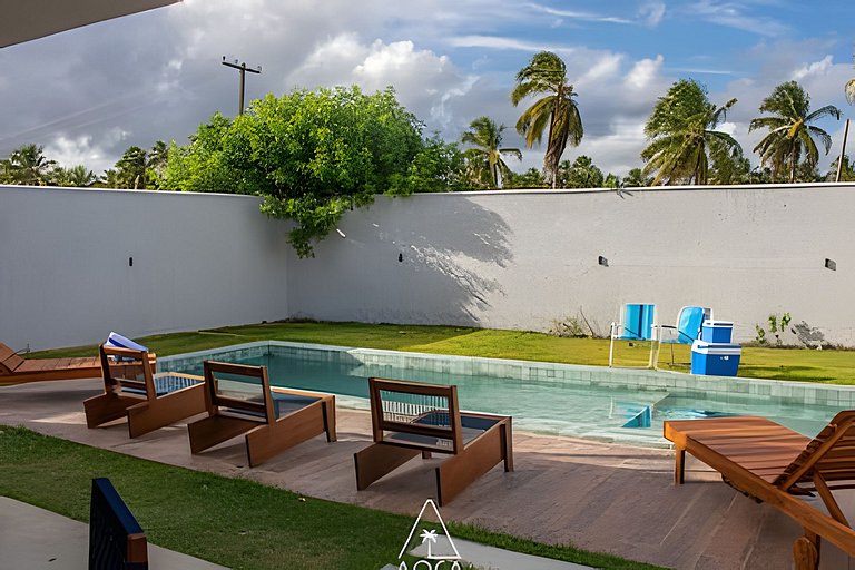 Casa Maré em Condo Completo na Praia do Patacho