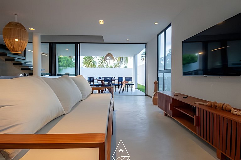 Casa Maré em Condo Completo na Praia do Patacho