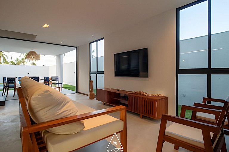 Casa Maré em Condo Completo na Praia do Patacho