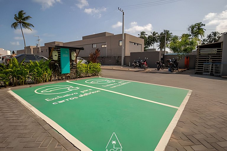 Flat Refúgio do Mar | 2Q | Vista Única da Piscina