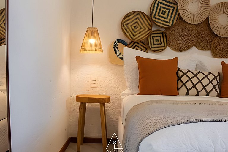 Flat Refúgio do Mar | 2Q | Unique View of the Pool