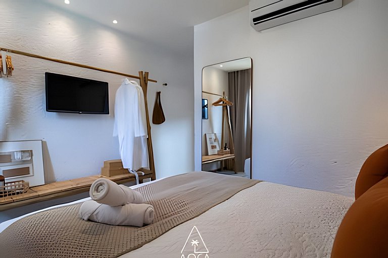 Flat Refúgio do Mar | 2Q | Unique View of the Pool