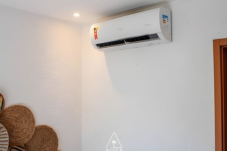 Flat Refúgio do Mar | 2Q | Vista Única da Piscina