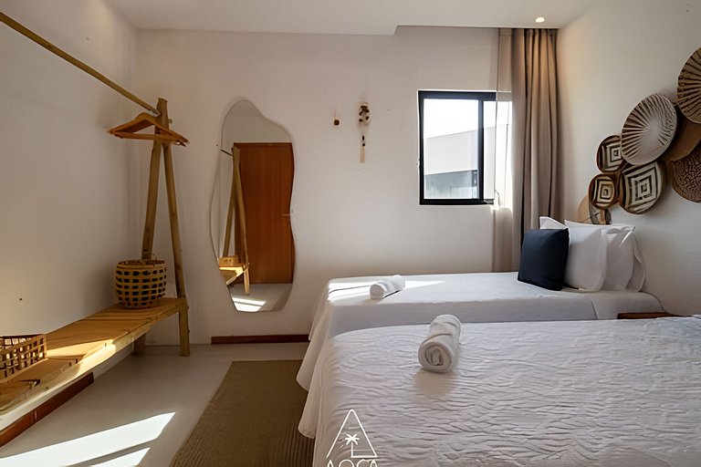 Flat Refúgio do Mar | 2Q | Unique View of the Pool