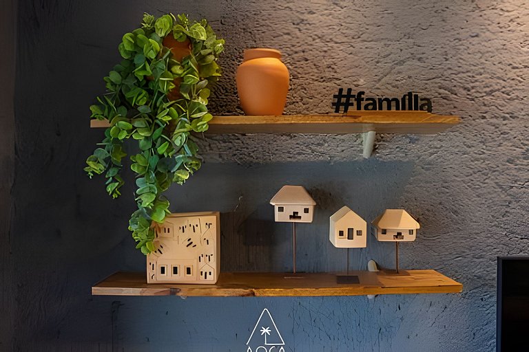 Flat Refúgio do Mar | 2Q | Vista Única da Piscina