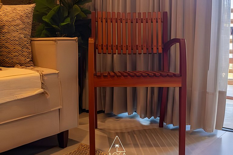 Flat Refúgio do Mar | 2Q | Unique View of the Pool