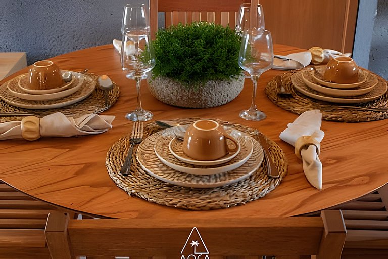 Flat Refúgio do Mar | 2Q | Vista Única da Piscina