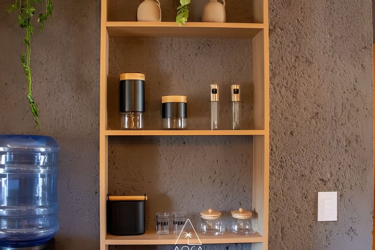 Flat Refúgio do Mar | 2Q | Vista Única da Piscina