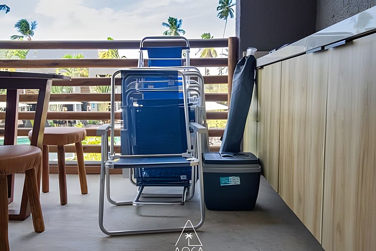 Flat Refúgio do Mar | 2Q | Unique View of the Pool