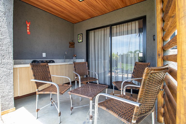 Casa Tukano em Condo Resort na Praia do Patacho AL