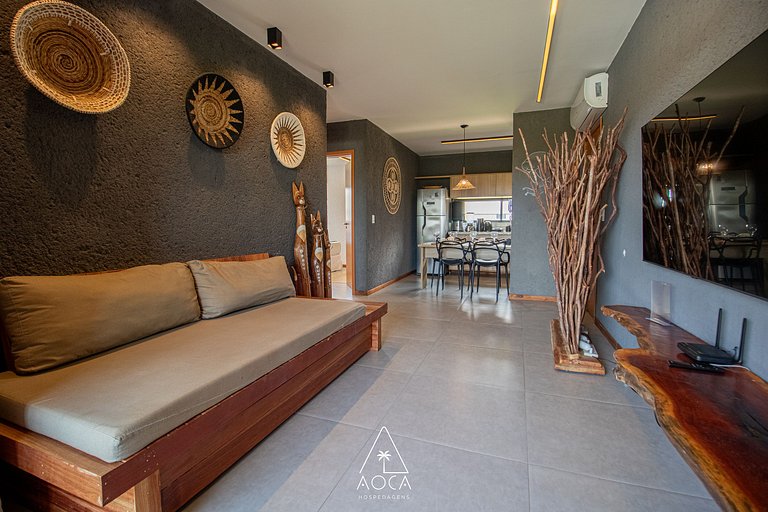 Elegância e Conforto com A/C na Sala, PatachoBeach