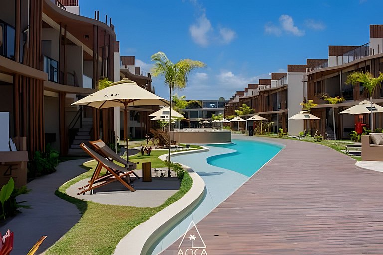 2 Bedroom Apartment in Naay with Pool View