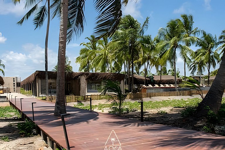 Apto 2 Quartos no Naay com Vista frente Piscina