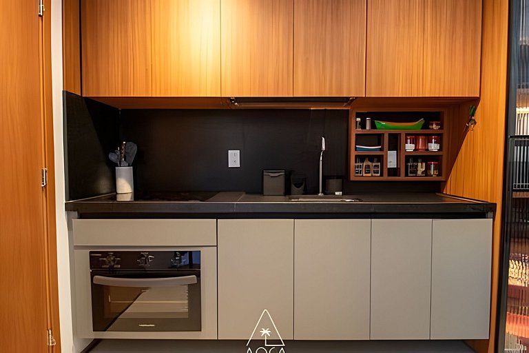 Apto 2 Quartos no Naay com Vista frente Piscina