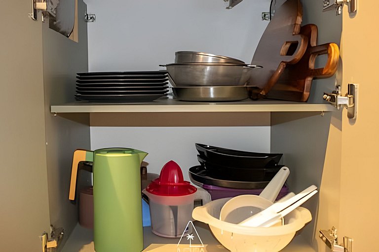 Apto 2 Quartos no Naay com Vista frente Piscina