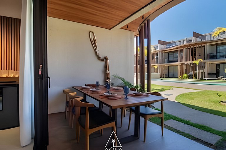 2 Bedroom Apartment in Naay with Pool View