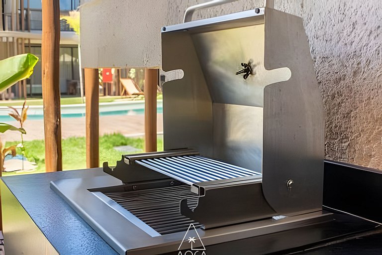 Apto 2 Quartos no Naay com Vista frente Piscina