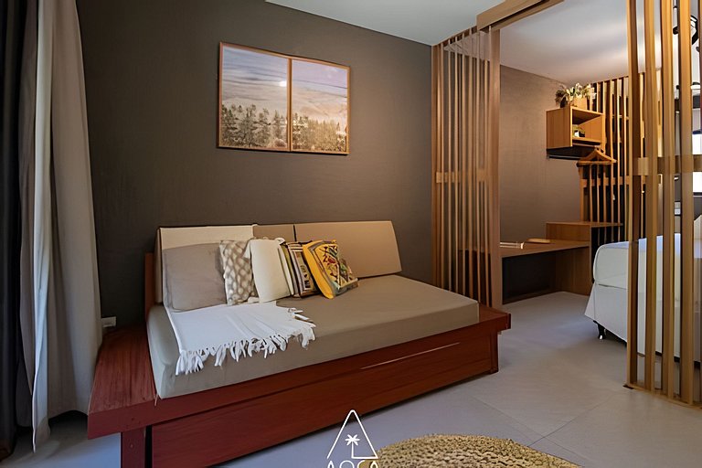 Studio com Vista Piscina na Praia de Milagres