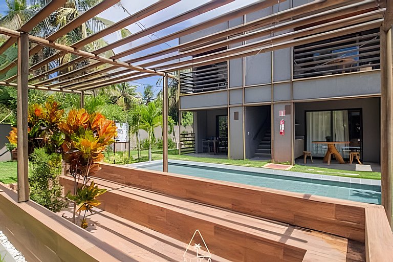 Studio com Vista Piscina na Praia de Milagres