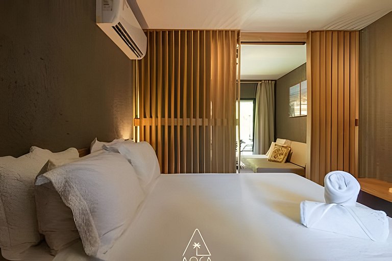 Studio com Vista Piscina na Praia de Milagres