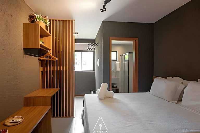 Studio com Vista Piscina na Praia de Milagres