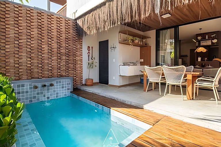 Casa Sapê 10 in Milagres - 3 Suites with Pool