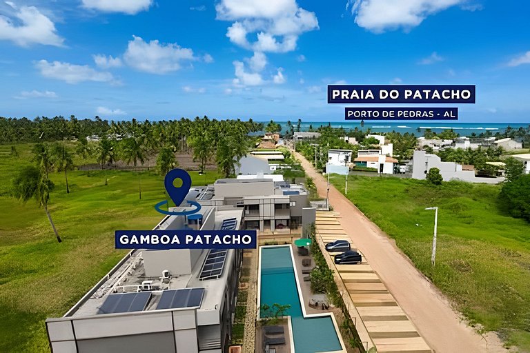 Studio com Vista para a Piscina no Gamboa Patacho