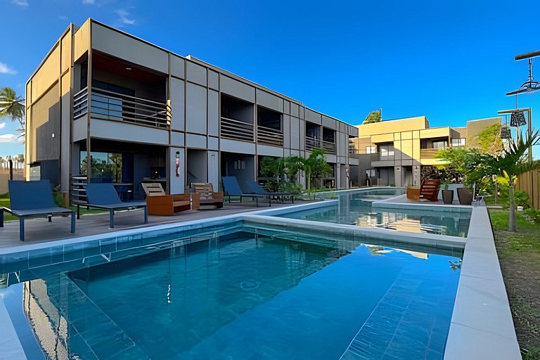Studio com Vista para a Piscina no Gamboa Patacho
