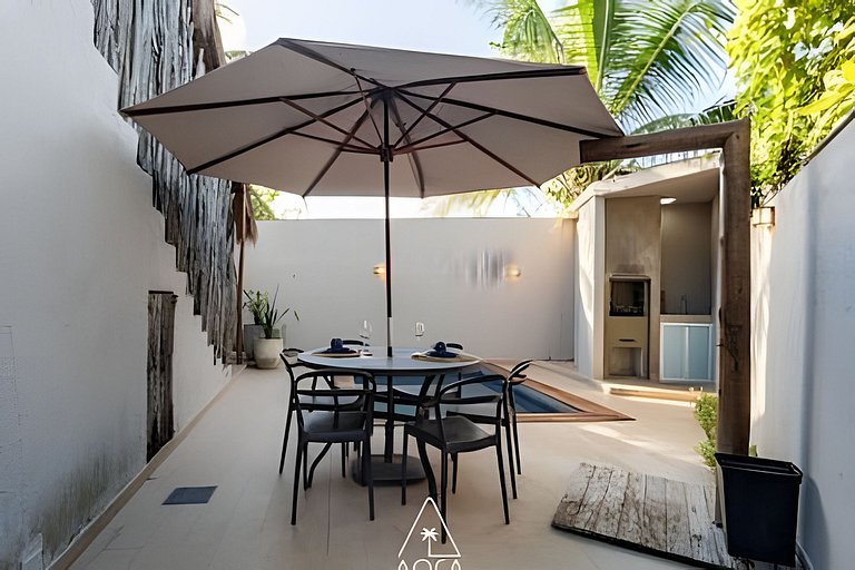 Casa a 50 metros da Praia com Piscina Privativa