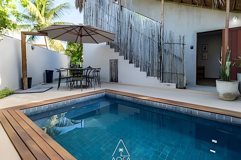 Casa a 50 metros da Praia com Piscina Privativa