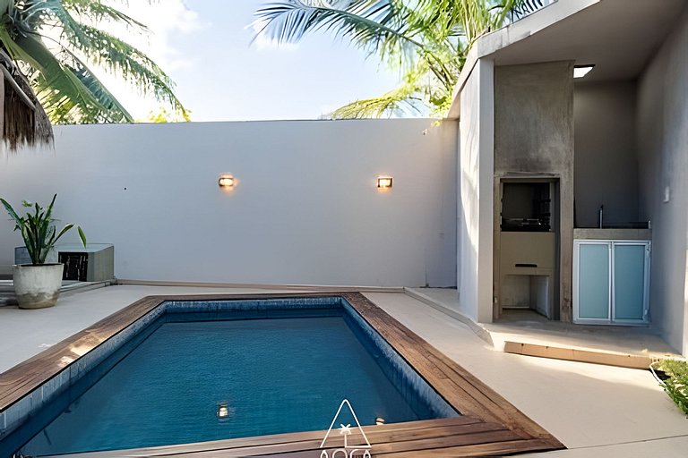 Casa a 50 metros da Praia com Piscina Privativa