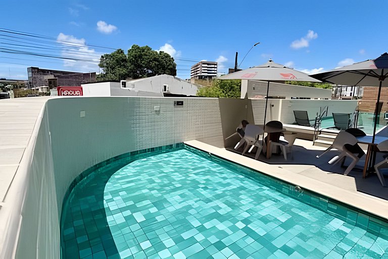 Penthouse 2 blocks from Pajuçara Beach, Maceió