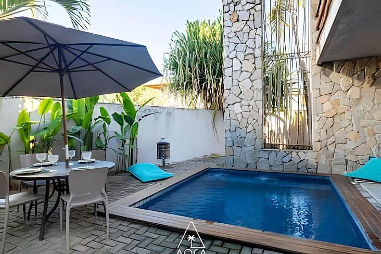 Casa Completa a Beira Mar na Praia do Patacho