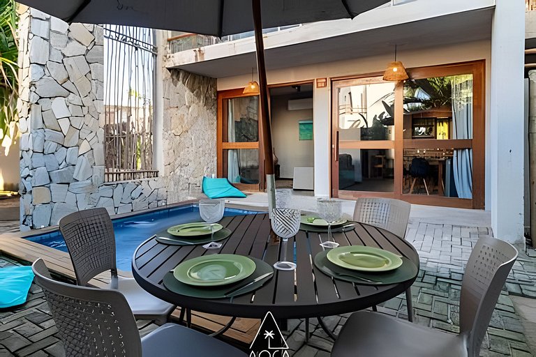 Complete House by the Sea in Praia do Patacho