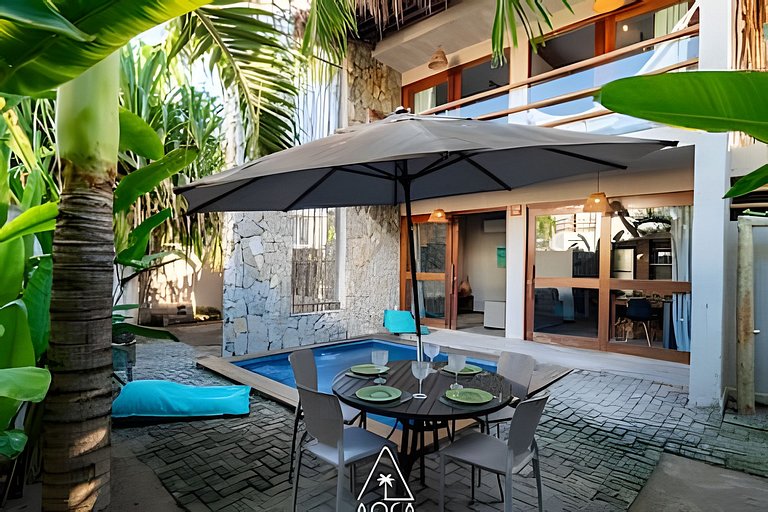Casa Completa a Beira Mar na Praia do Patacho