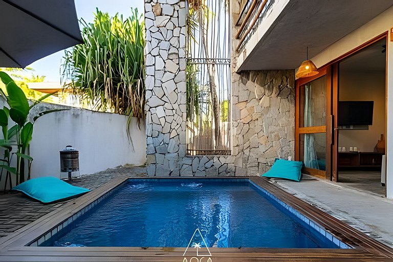 Casa Completa a Beira Mar na Praia do Patacho