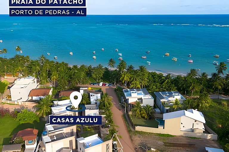 Casa Completa a Beira Mar na Praia do Patacho