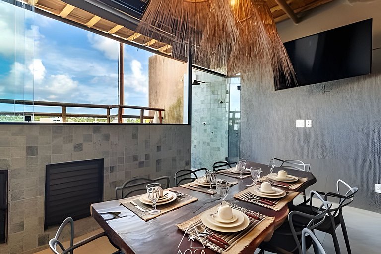 Casa Cajá - 4 Suites at Patacho Beach, Milagres