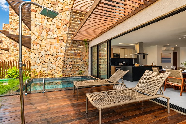 House with Private Pool in Naay Tatuamunha
