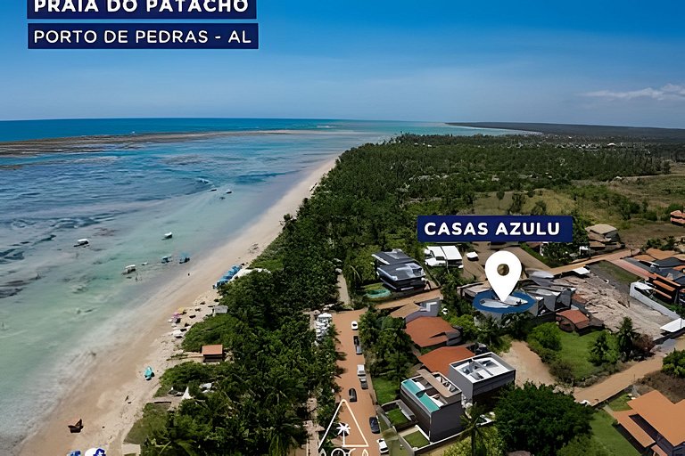 Duplex 50m from the Sea at Patacho Beach, Milagres