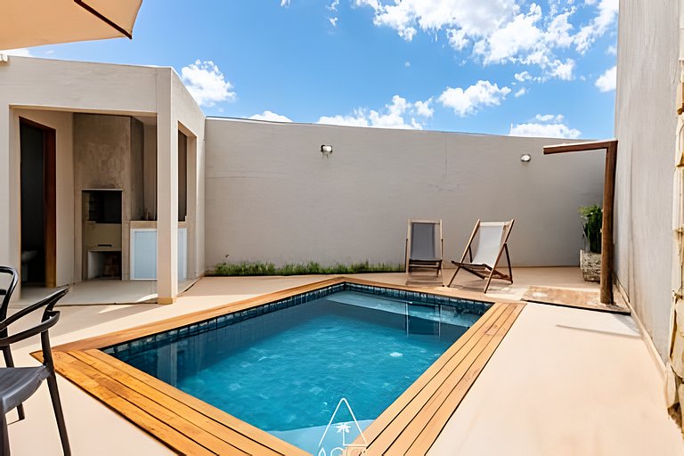 Duplex 50m from the Sea at Patacho Beach, Milagres