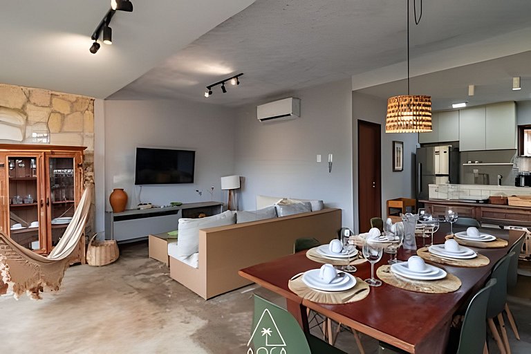 Duplex 50m from the Sea at Patacho Beach, Milagres